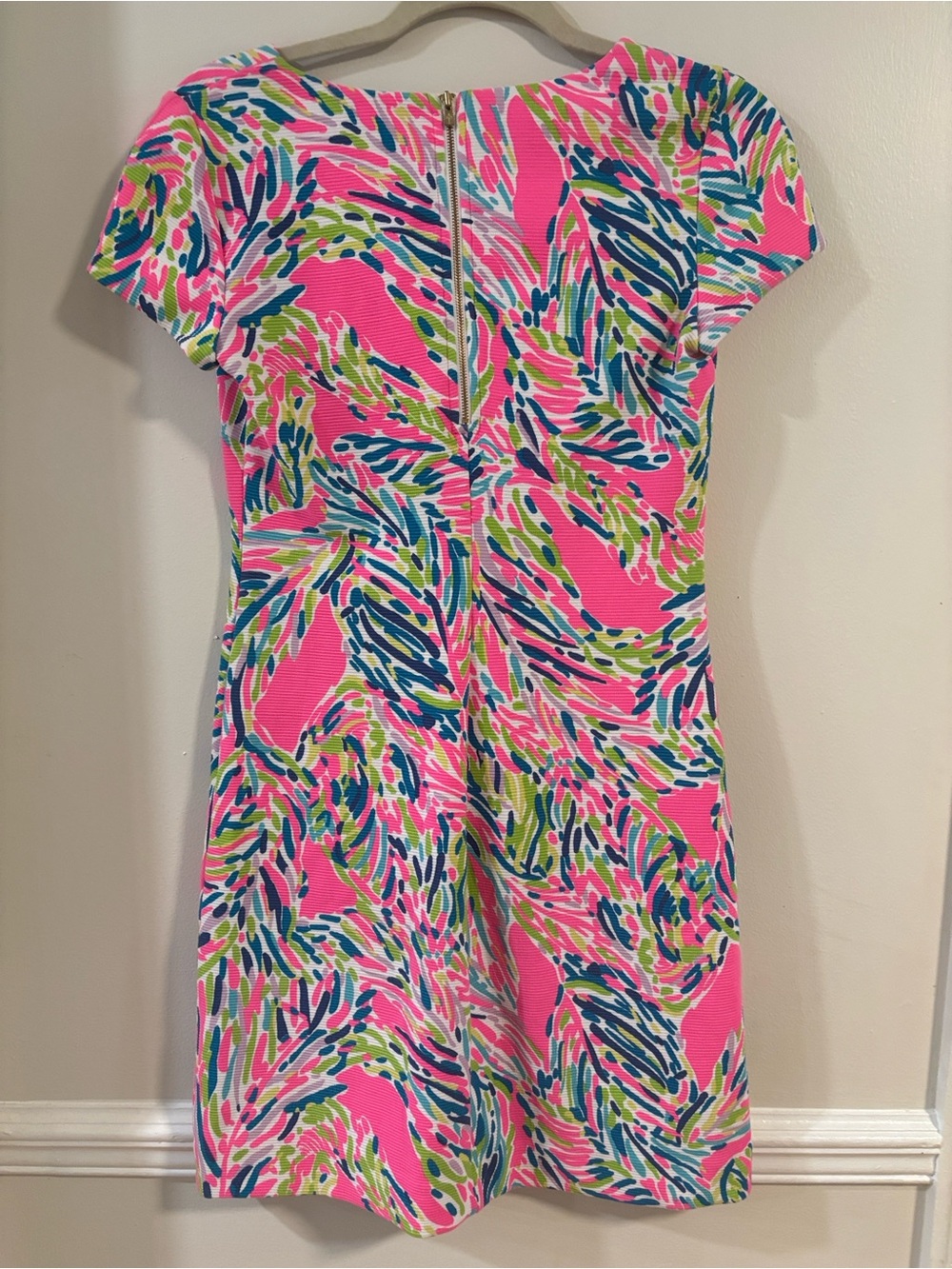 Lilly Pulitzer Layton Shift Dress Multi “Palm Reader” XS